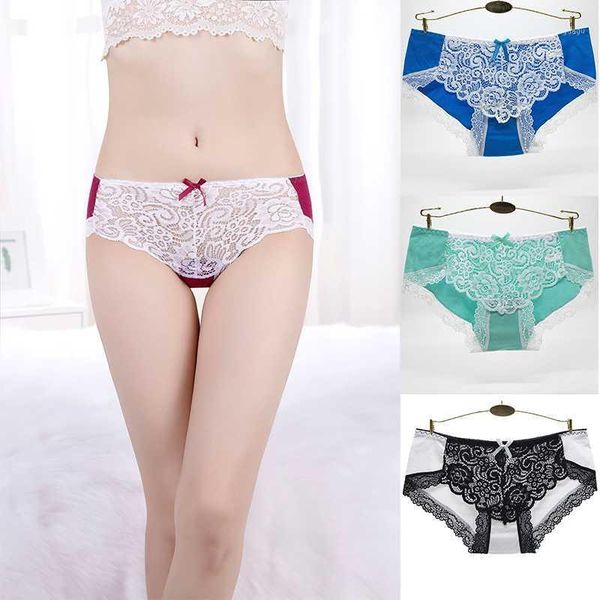 women's panties 1pcs/lot underwear cotton lace thong european and american plus size briefs 89407, Black;pink
women's panties 1pcs/lot underwear cotton lace thong european and american plus size briefs 89407, Black;pink