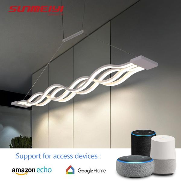 creative modern led hanging pendant lights for dining room kitchen living lamp amazon echo voice control intelligent light lamps
creative modern led hanging pendant lights for dining room kitchen living lamp amazon echo voice control intelligent light lamps