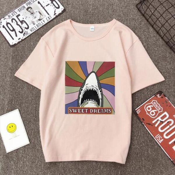 selling spring summer sweet dreams women print short sleeve o neck cotton womens loose, White
selling spring summer sweet dreams women print short sleeve o neck cotton womens loose, White