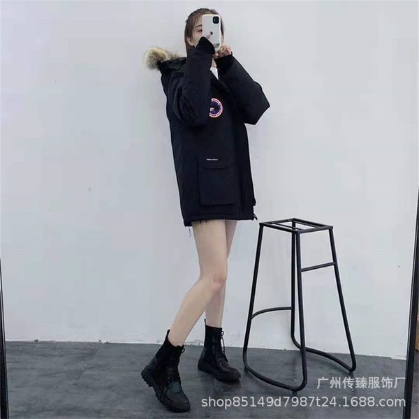 2121 new winter men's work clothes 08 wo thickened hooded couple's and wo large e medium long down jacket, Black
2121 new winter men's work clothes 08 wo thickened hooded couple's and wo large e medium long down jacket, Black