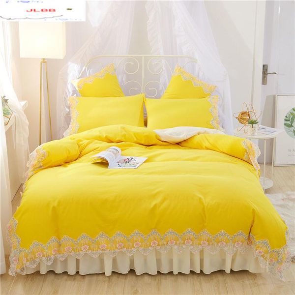 bedding sets yellow lace full king duvet cover princess girls bed skirt korean bedclothes beautiful quilt
bedding sets yellow lace full king duvet cover princess girls bed skirt korean bedclothes beautiful quilt