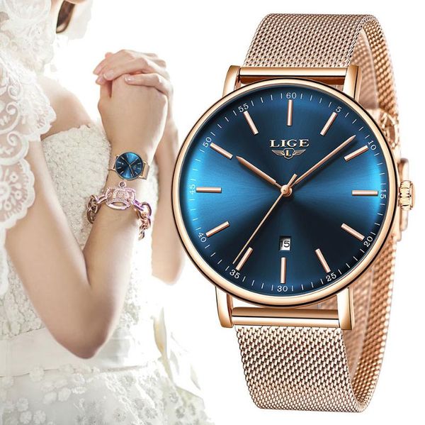 wristwatches lige 9908 men and women watch stainless steel ultra-thin casual couples wristwatch quartz waterproof fashion watches clock, Slivery;brown
wristwatches lige 9908 men and women watch stainless steel ultra-thin casual couples wristwatch quartz waterproof fashion watches clock, Slivery;brown