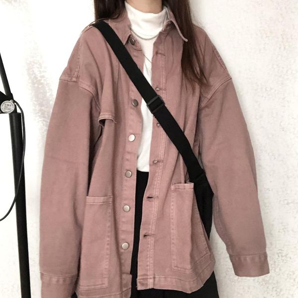 korean autumn and winter loose retro long sleeve single breasted versatile denim jacket coats women fashion streetwear 2021 women's jac, Black;brown
korean autumn and winter loose retro long sleeve single breasted versatile denim jacket coats women fashion streetwear 2021 women's jac, Black;brown