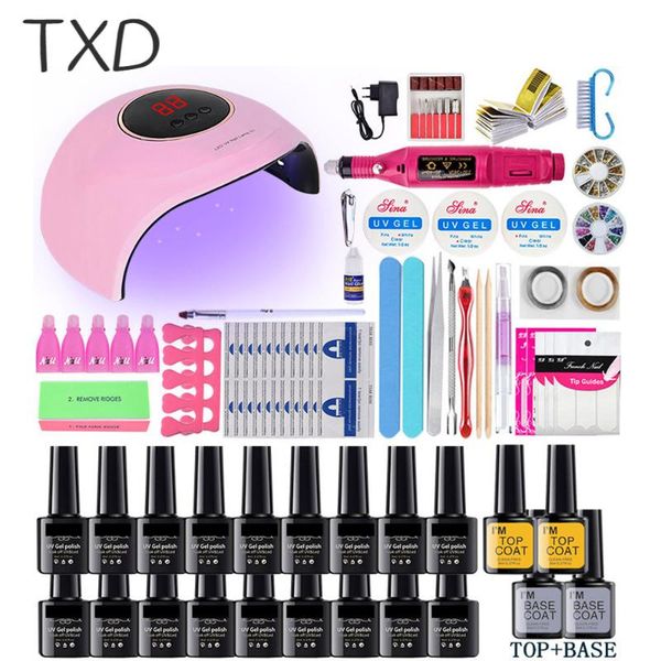 nail art kits txd electric drill tools set uv led lamp dryer gel polish kit soak off manicure
nail art kits txd electric drill tools set uv led lamp dryer gel polish kit soak off manicure
