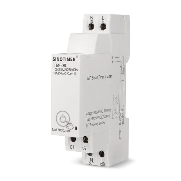 18mm digital timer switch remote wifi smart light switch programmer with energy monitoring 100-240v 16a
18mm digital timer switch remote wifi smart light switch programmer with energy monitoring 100-240v 16a