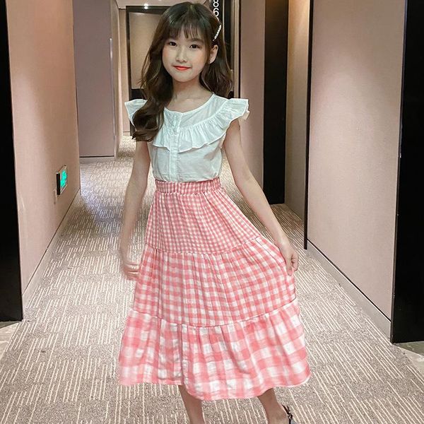 cotton skirts for girls children clothes summer spring autumn 2021 little girl long skirt pink plaid teen, Blue
cotton skirts for girls children clothes summer spring autumn 2021 little girl long skirt pink plaid teen, Blue