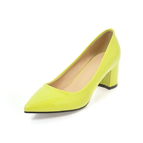dress shoes classic solid color pointedp pump chunky high heels 6cm fashion yellow black red nude white female plus size 34-43
dress shoes classic solid color pointedp pump chunky high heels 6cm fashion yellow black red nude white female plus size 34-43