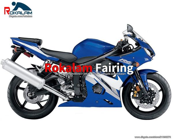 for yamaha yzfr6 yzf r6 2005 cowling yzf-r6 05 yzf600 yzf 600 2005 blue white fairings bodyworks (injection molding)
for yamaha yzfr6 yzf r6 2005 cowling yzf-r6 05 yzf600 yzf 600 2005 blue white fairings bodyworks (injection molding)