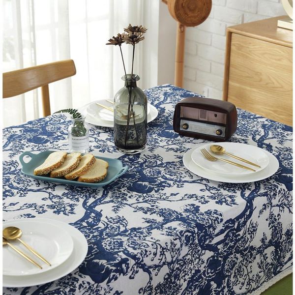 table cloth classical chinese blue and white cotton tablecloth tree home dining cover towel
table cloth classical chinese blue and white cotton tablecloth tree home dining cover towel