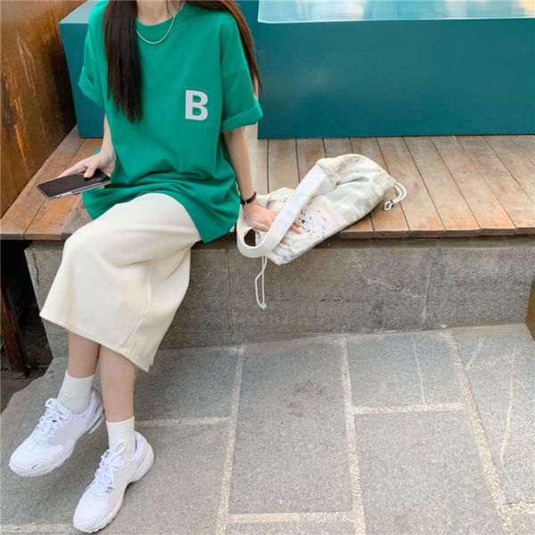 casual dresses short sleeve t-shirt women's korean loose letter versatile base shirt summer green medium length with fashion 24er, Black;gray
casual dresses short sleeve t-shirt women's korean loose letter versatile base shirt summer green medium length with fashion 24er, Black;gray