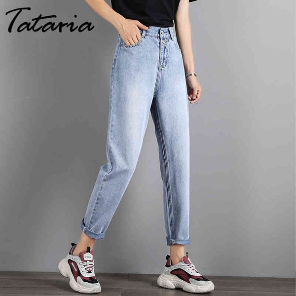 tataria autumn jeans for women high waist ankle length denim pants casual boyfriend harem loose vintage 210514, Blue
tataria autumn jeans for women high waist ankle length denim pants casual boyfriend harem loose vintage 210514, Blue