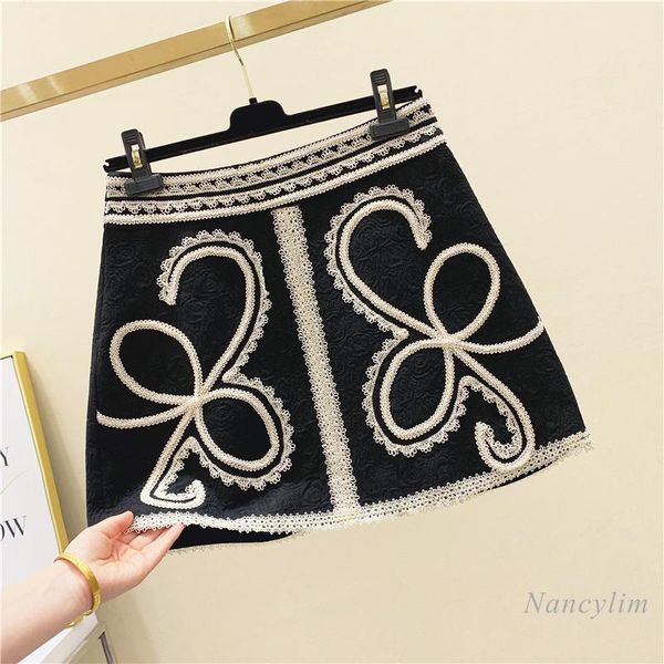 skirts ladies temperament high waist handmade lace embroidered skirt slim fit all-match a- line for women 2021 spring, Black
skirts ladies temperament high waist handmade lace embroidered skirt slim fit all-match a- line for women 2021 spring, Black