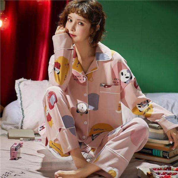 womens sleepwears turn down collar autumn winter pajamas sets print fashion female pyjamas two pieces shirts long pants sleepwear set, Black;red
womens sleepwears turn down collar autumn winter pajamas sets print fashion female pyjamas two pieces shirts long pants sleepwear set, Black;red