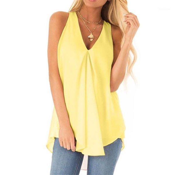 oversize clothes sleeveless women's chiffon shirt summer loose solid color ladies blouse plus size casual shirts blouses &, White
oversize clothes sleeveless women's chiffon shirt summer loose solid color ladies blouse plus size casual shirts blouses &, White