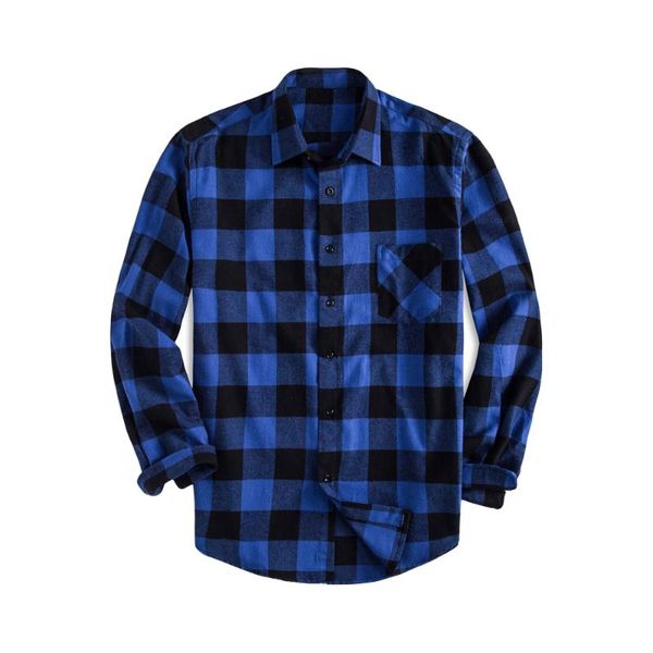 men's casual shirts blue autumn winter spring pockets long-sleeved blouse plaid shirt youth button blouses, White;black
men's casual shirts blue autumn winter spring pockets long-sleeved blouse plaid shirt youth button blouses, White;black