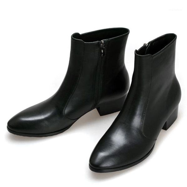 boots mens genuine leather high heels cowboy pointed toe zipper winter shoes black ankle1
boots mens genuine leather high heels cowboy pointed toe zipper winter shoes black ankle1