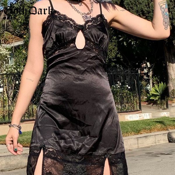 goth dark gothic lace trim black mini dress punk mall goth high waist silk hollow out women dress spaghetti strap partywear, Black;gray
goth dark gothic lace trim black mini dress punk mall goth high waist silk hollow out women dress spaghetti strap partywear, Black;gray