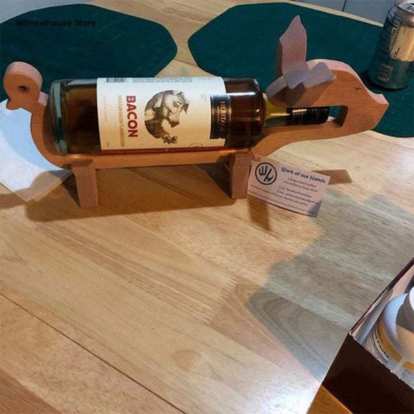 tablewine racks f62a wooden bottle holder cute dog pig shape rack display storage organizer for kitchen bar home decoration
tablewine racks f62a wooden bottle holder cute dog pig shape rack display storage organizer for kitchen bar home decoration