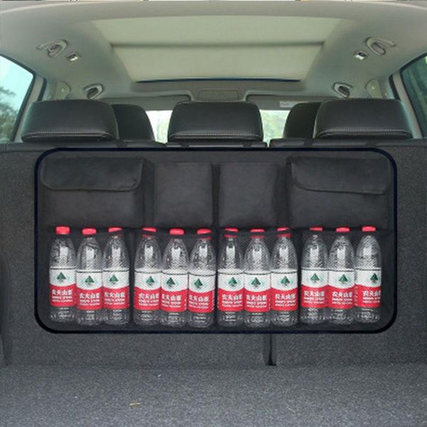 car organizer black rear seat back storage bag multi hanging nets pocket trunk auto stowing tidying interior accessories
car organizer black rear seat back storage bag multi hanging nets pocket trunk auto stowing tidying interior accessories