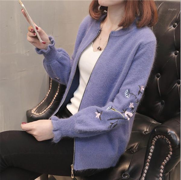 women's sweaters 2021 spring and autumn women blends cardigan sweater embroidery print o-neck plus size casual zipper, White;black
women's sweaters 2021 spring and autumn women blends cardigan sweater embroidery print o-neck plus size casual zipper, White;black