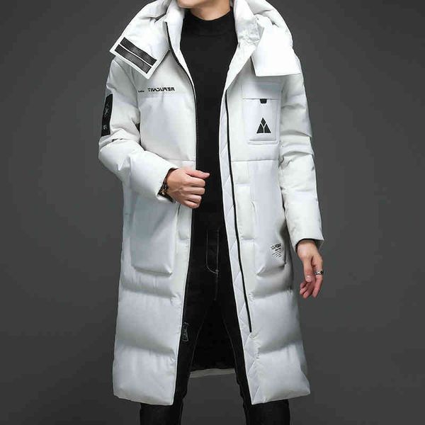 2021 fashionable coat thicken jacket men hooded warm lengthen parka white duck down hight quality male new winter down, Black
2021 fashionable coat thicken jacket men hooded warm lengthen parka white duck down hight quality male new winter down, Black