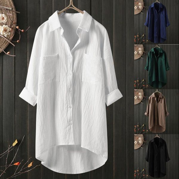 women's t-shirt autumn loose shirt casual linen blusas long sleeve button down shirts ladies white office mujer de moda
women's t-shirt autumn loose shirt casual linen blusas long sleeve button down shirts ladies white office mujer de moda