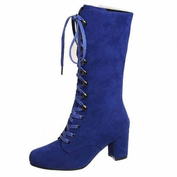 boots fashion women's mid-tube spring and autumn cross-lace suede leather high-heeled casual shoes botas mujer, Black
boots fashion women's mid-tube spring and autumn cross-lace suede leather high-heeled casual shoes botas mujer, Black
