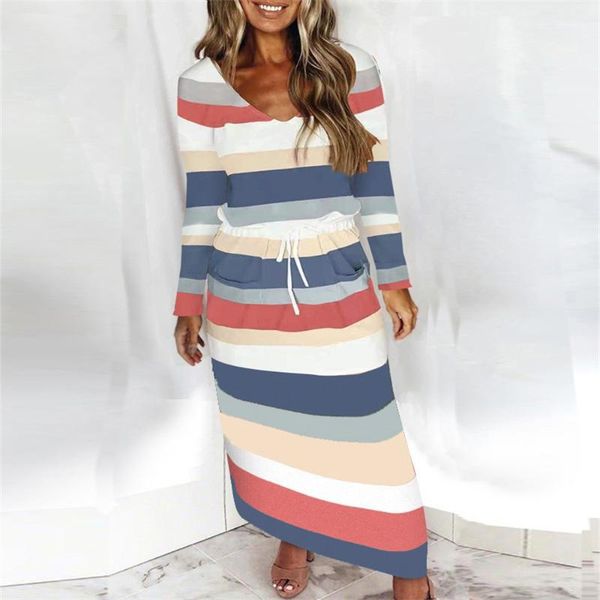 casual dresses women plus size dress stripe printed maxi long sleeve v-neck lace up kniting autumn and winter, Black;gray
casual dresses women plus size dress stripe printed maxi long sleeve v-neck lace up kniting autumn and winter, Black;gray