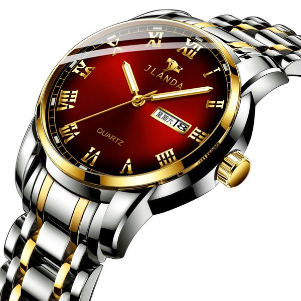 wristwatches watches men's calendar waterproof night non-mechanical stainless steel belt quartz watch fashion & casual, Slivery;brown
wristwatches watches men's calendar waterproof night non-mechanical stainless steel belt quartz watch fashion & casual, Slivery;brown
