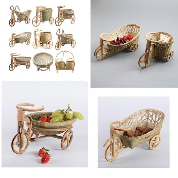 storage baskets mini tricycle rattan woven fruit basket bamboo handmade wicker for food bread organizer art crafts 
storage baskets mini tricycle rattan woven fruit basket bamboo handmade wicker for food bread organizer art crafts