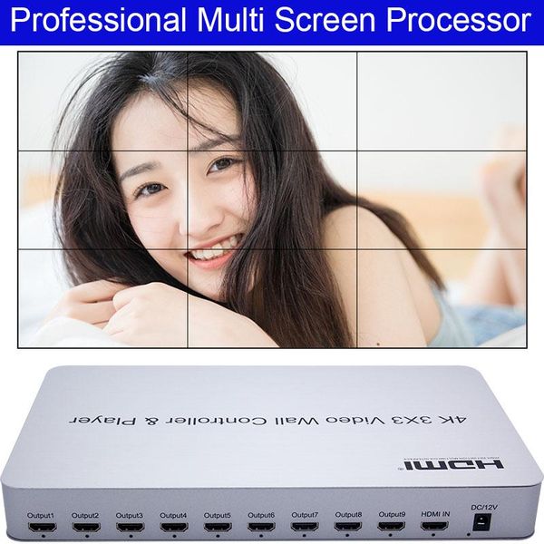 audio cables & connectors 4k 3x3 video wall controller player big screen processor support 2x2 3x4 4x4 6 8 9 16 channel tv splicing box usb
audio cables & connectors 4k 3x3 video wall controller player big screen processor support 2x2 3x4 4x4 6 8 9 16 channel tv splicing box usb