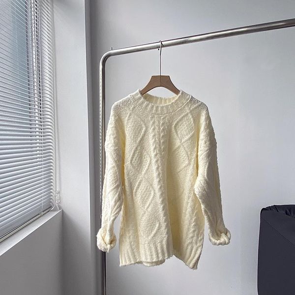 women's sweaters 2021 winter 3 colours thick warm sweater korean loose long sleeve o-neck knitted pullovers, White;black
women's sweaters 2021 winter 3 colours thick warm sweater korean loose long sleeve o-neck knitted pullovers, White;black