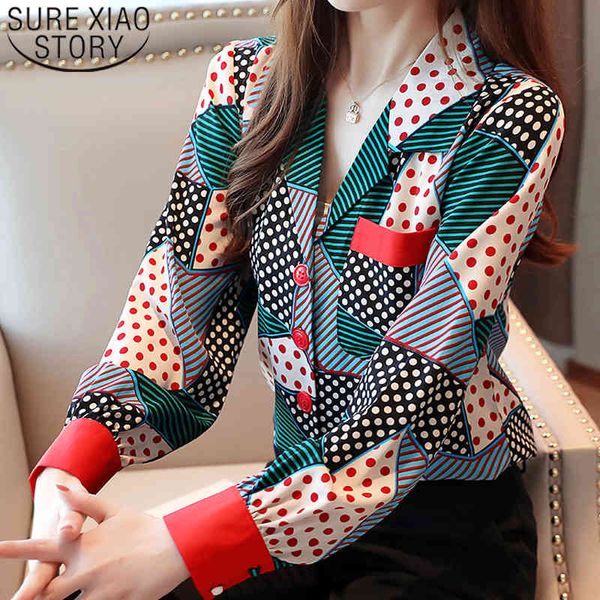 blusas femininas ladies long sleeve shirts women button striped v-neck clothes chiffon blouse 7087 50 210415, White
blusas femininas ladies long sleeve shirts women button striped v-neck clothes chiffon blouse 7087 50 210415, White