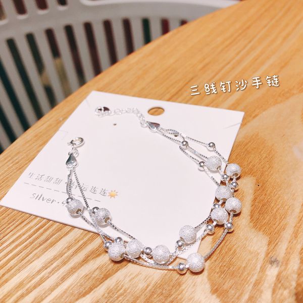 transfer bead bracelet 9253 layer sterling silver inter jewelry women's silver, Golden;silver
transfer bead bracelet 9253 layer sterling silver inter jewelry women's silver, Golden;silver