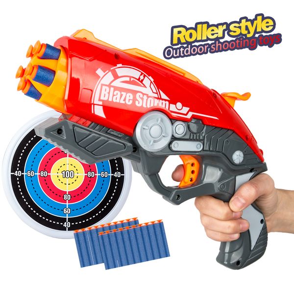 Red Manual Soft Bullet Gun 5 Shot Revolver long Range Toy Pistol Gun Dart Blaster Kids Best Gift Wheel soft bullet gun
Red Manual Soft Bullet Gun 5 Shot Revolver long Range Toy Pistol Gun Dart Blaster Kids Best Gift Wheel soft bullet gun