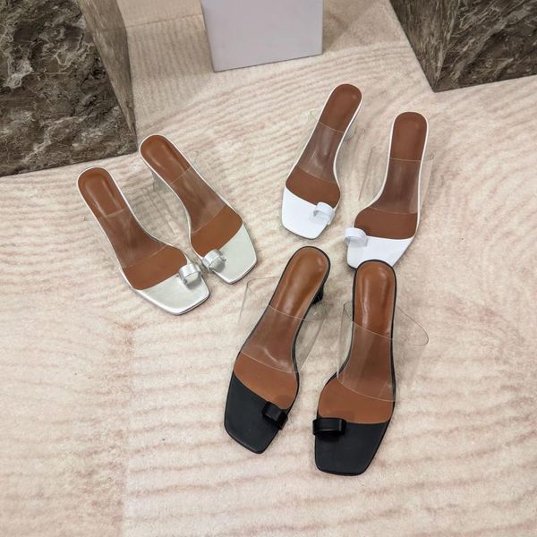 summer slippers transparent pvc flip flops fashion women square toe shoes elegant high heels woman, Black
summer slippers transparent pvc flip flops fashion women square toe shoes elegant high heels woman, Black