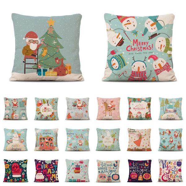 pillow case printed christmas throw cover pillowcase snowman santa claus merry decorative cushion
pillow case printed christmas throw cover pillowcase snowman santa claus merry decorative cushion