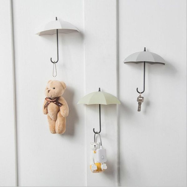 hooks & rails 3pcs/set creative non-marking punch-umbrella hook shape colorful key hanger holder home bathroom rack
hooks & rails 3pcs/set creative non-marking punch-umbrella hook shape colorful key hanger holder home bathroom rack
