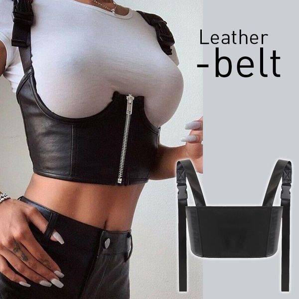 belts women pu leather crop tank corset buckle straps zipper vest cummerbunds personality street punk gothic dark belt, Black;brown
belts women pu leather crop tank corset buckle straps zipper vest cummerbunds personality street punk gothic dark belt, Black;brown