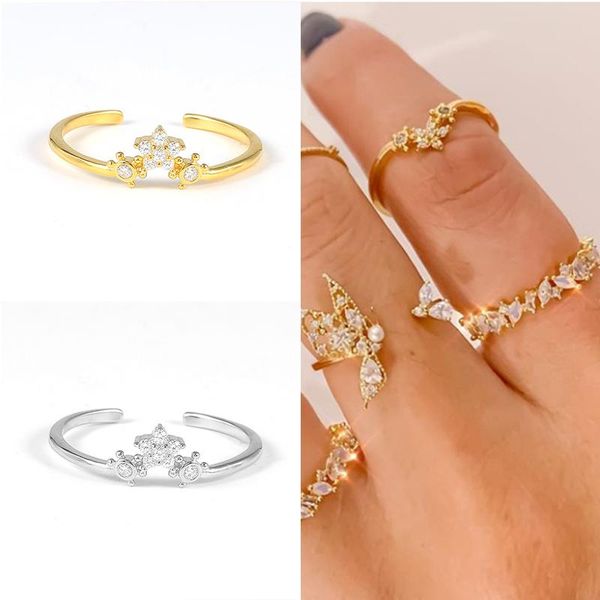 cluster rings aide aneis for women girls star petal 925 silver ring 2021 trend anillos mujer fine jewelry paired bulk minimalist, Golden;silver
cluster rings aide aneis for women girls star petal 925 silver ring 2021 trend anillos mujer fine jewelry paired bulk minimalist, Golden;silver