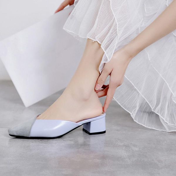 slippers yqbtdl 2021 fashion patchwork suede blue black chunky heels woman shoes summer closed toe women mules high slides
slippers yqbtdl 2021 fashion patchwork suede blue black chunky heels woman shoes summer closed toe women mules high slides
