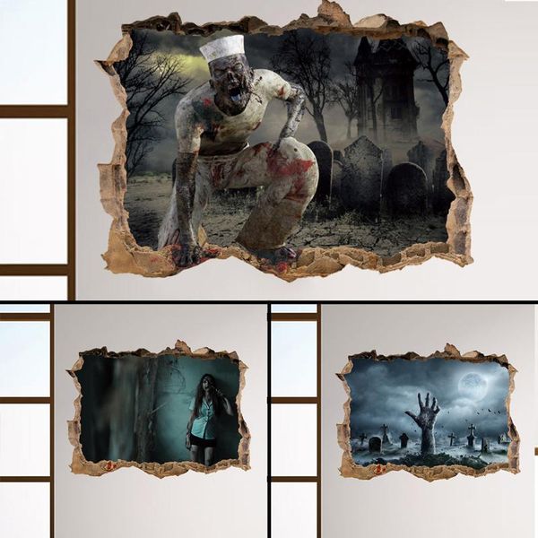 wall stickers halloween zom-bie 3d broken pvc waterproof home background decoration
wall stickers halloween zom-bie 3d broken pvc waterproof home background decoration
