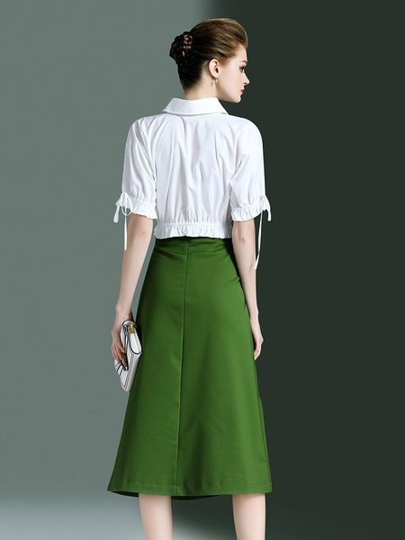 Skirts Autumn Elegant Spring Ladies Formal Office White Shirt Tops + Skirt Casual Two Piece Set Women Clothes Zt1292 BCE0, Black
Skirts Autumn Elegant Spring Ladies Formal Office White Shirt Tops + Skirt Casual Two Piece Set Women Clothes Zt1292 BCE0, Black