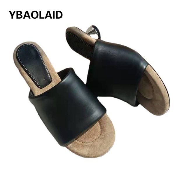 high-end custom new mid-heel retro open-toe high-heel slippers summer soft leather comfortable metal heel sandals 80% off outlet online sale, Black
high-end custom new mid-heel retro open-toe high-heel slippers summer soft leather comfortable metal heel sandals 80% off outlet online sale, Black