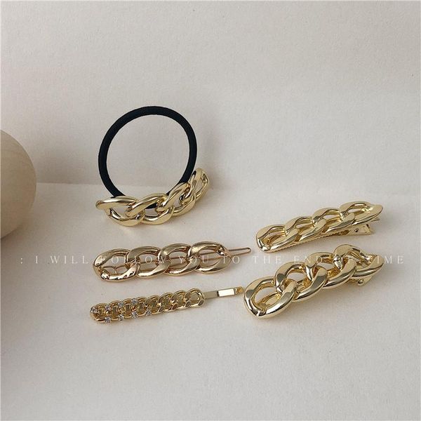 hair clips & barrettes fflacell 2021 simple metal style two-color chain hairpin women party accessories, Golden;silver
hair clips & barrettes fflacell 2021 simple metal style two-color chain hairpin women party accessories, Golden;silver