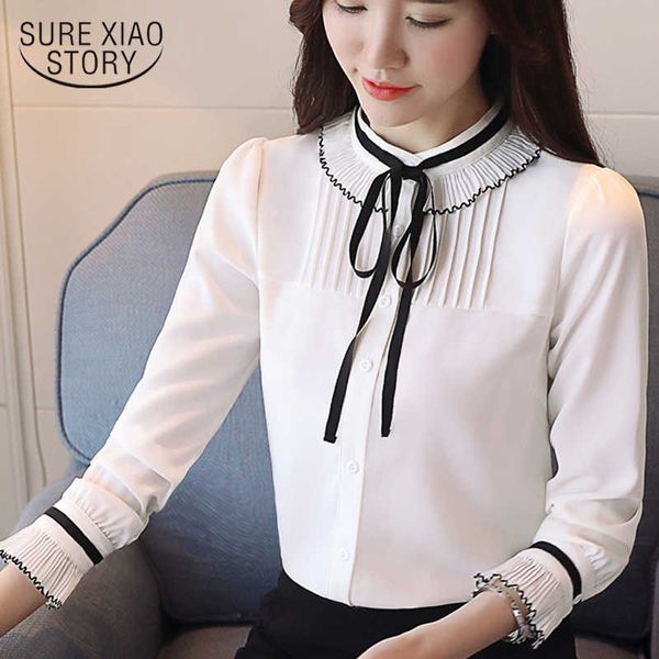 arrived spring blouse women fashion shirt women's long-sleeved slim chiffon shirt solid bottoming d461 30 210528, White
arrived spring blouse women fashion shirt women's long-sleeved slim chiffon shirt solid bottoming d461 30 210528, White
