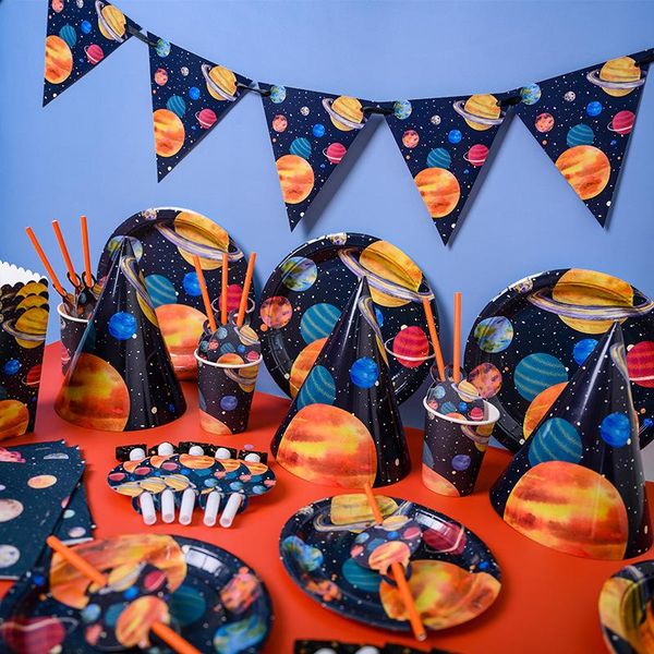 disposable dinnerware boy birthday party dinner plate space planet theme tableware pull flag hat paper cup supplies
disposable dinnerware boy birthday party dinner plate space planet theme tableware pull flag hat paper cup supplies