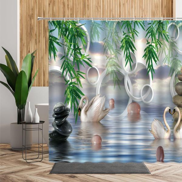 three-dimensional swan black stone waterproof shower curtain flower plant background bathroom partition fabric bath curtains
three-dimensional swan black stone waterproof shower curtain flower plant background bathroom partition fabric bath curtains