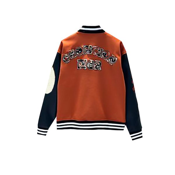 designer brand fashionable men s jacket orange embroidery design style soft and comfortable upper body, Black;brown
designer brand fashionable men s jacket orange embroidery design style soft and comfortable upper body, Black;brown