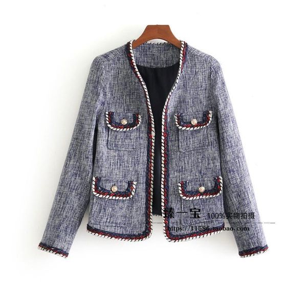 women's jackets europe and the united states high-end blended 2021 british wind thick striped stitching woolen jacket al18707, Black;brown
women's jackets europe and the united states high-end blended 2021 british wind thick striped stitching woolen jacket al18707, Black;brown